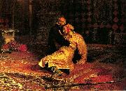 Ilya Repin Ivan the Terrible and his son Ivan on Friday, November 16 France oil painting artist